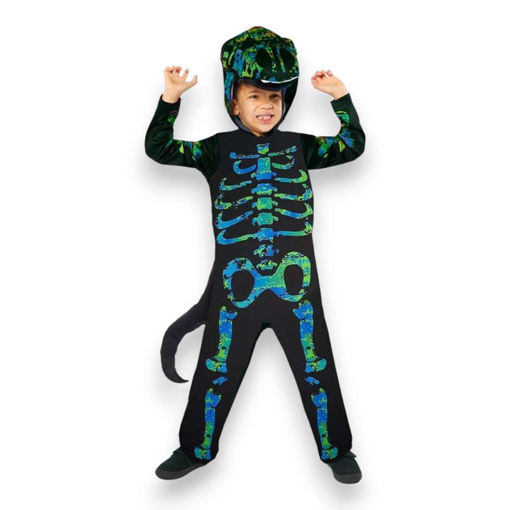 Picture of SKELETON DINO COSTUME - 3-4 YEARS